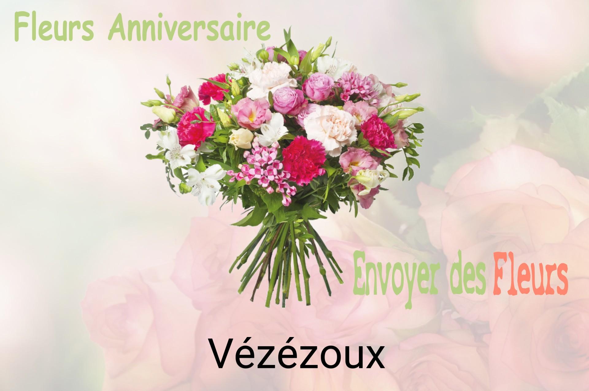 Bouquet de fleurs d’anniversaire livré à Vézézoux